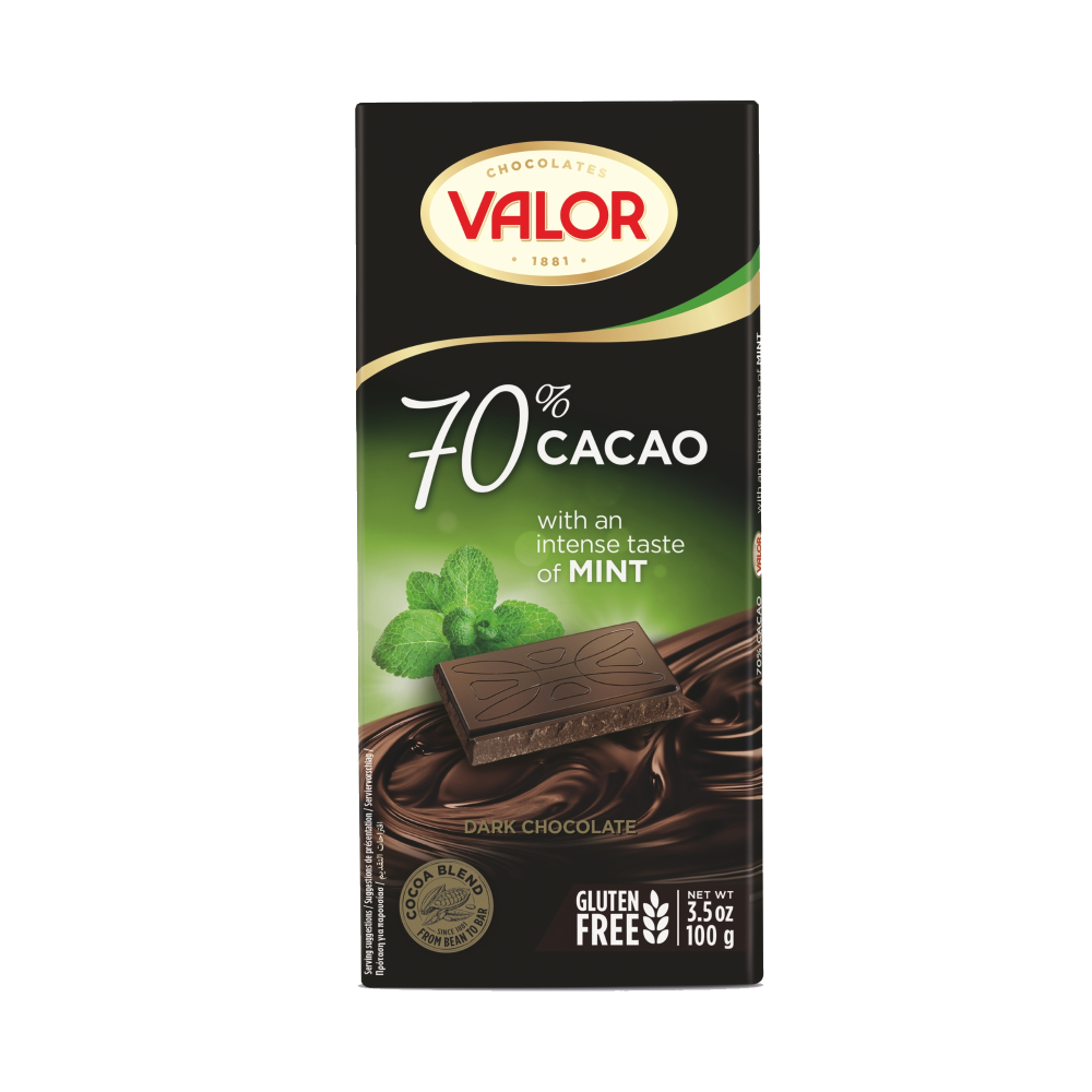 Tamna čokolada 70% s mentom