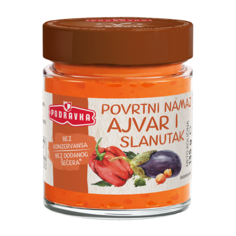 Povrtni namaz ajvar i slanutak 135 g